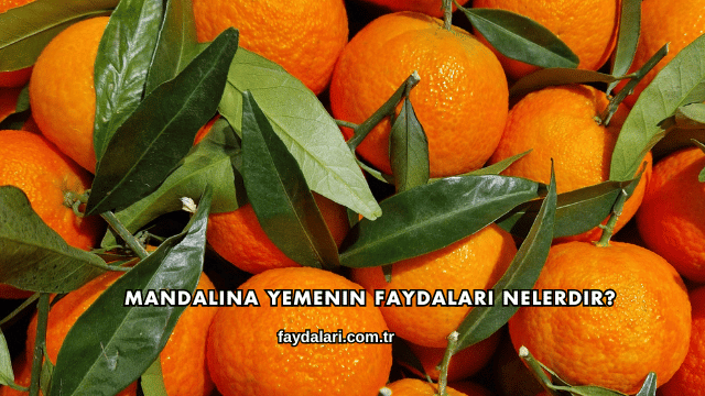 Mandalina Yemenin Faydaları Nelerdir?