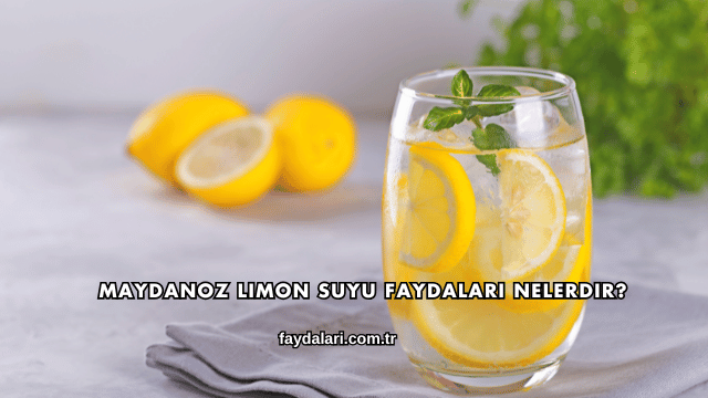 Maydanoz Limon Suyu Faydaları Nelerdir?