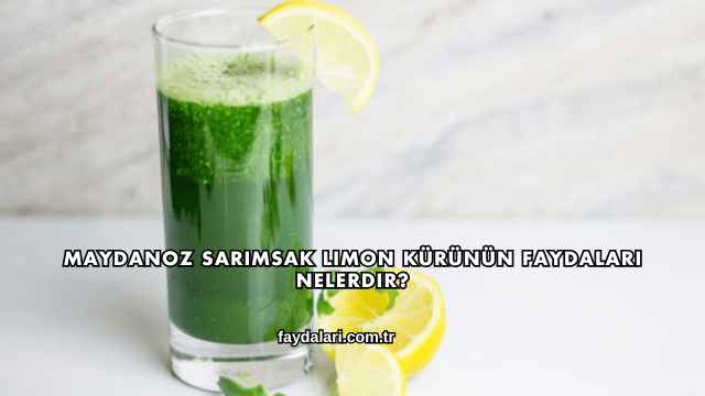 Maydanoz Sarımsak Limon Kürünün Faydaları Nelerdir?