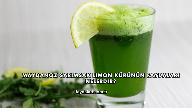 Maydanoz Sarımsak Limon Kürünün Faydaları Nelerdir?