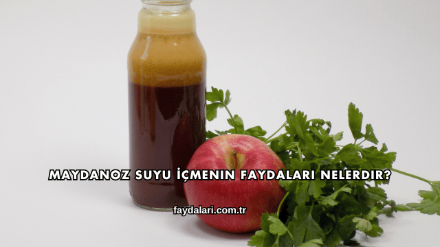 Maydanoz Suyu İçmenin Faydaları Nelerdir?