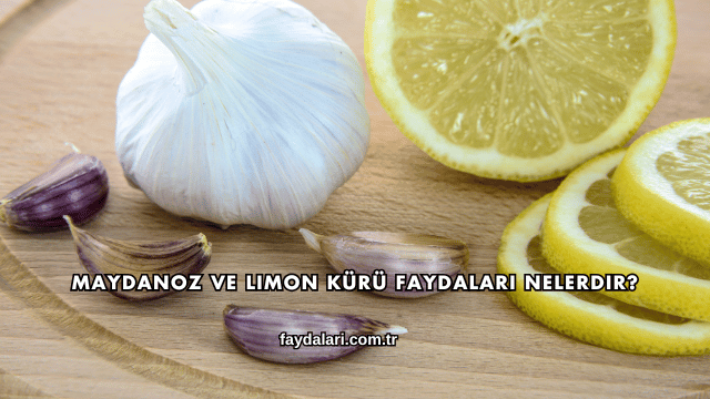 Maydanoz ve Limon Kürü Faydaları Nelerdir?