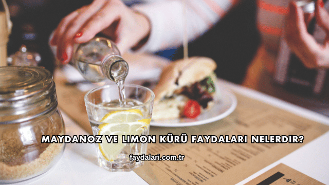 Maydanoz ve Limon Kürü Faydaları Nelerdir?