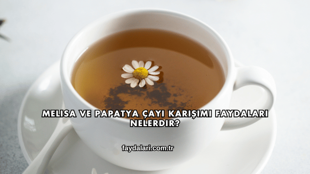 Melisa ve Papatya Çayı Karışımı Faydaları Nelerdir?