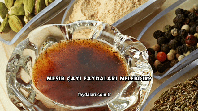 Mesir Çayı Faydaları Nelerdir?