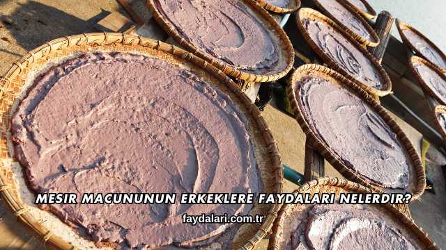 Mesir Macununun Erkeklere Faydaları Nelerdir?