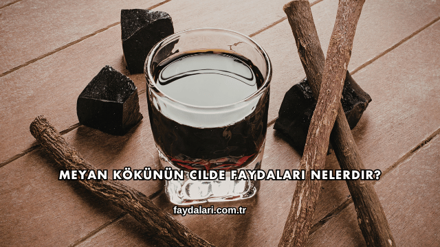 Meyan Kökünün Cilde Faydaları Nelerdir?