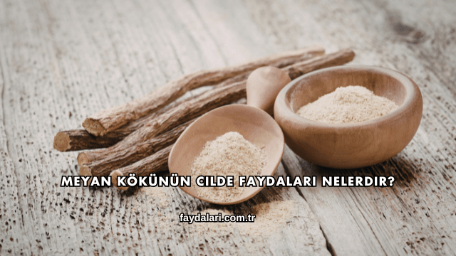Meyan Kökünün Cilde Faydaları Nelerdir?