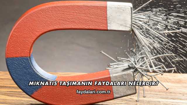 Mıknatıs Taşımanın Faydaları Nelerdir?