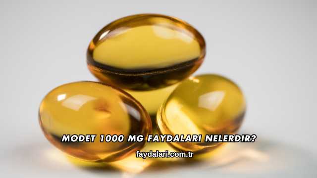 Modet 1000 mg Faydaları Nelerdir?
