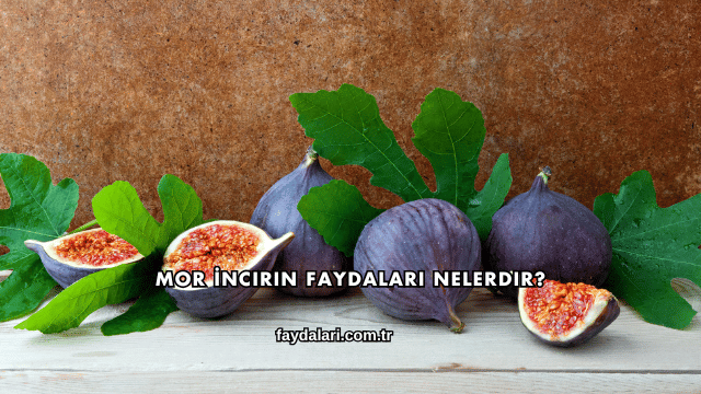 Mor İncirin Faydaları Nelerdir?