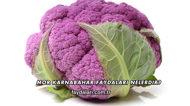 Mor Karnabahar Faydaları Nelerdir?