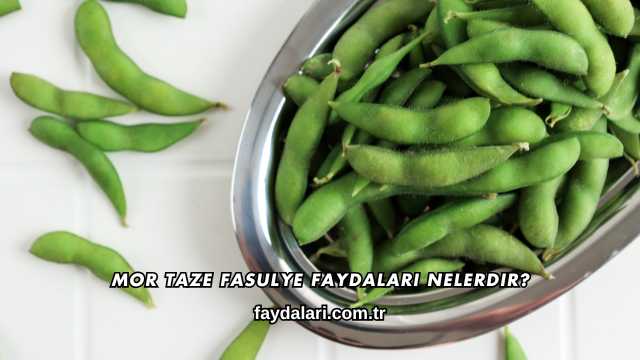 Mor Taze Fasulye Faydaları Nelerdir?