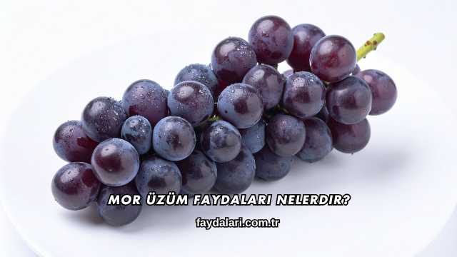Mor Üzüm Faydaları Nelerdir?