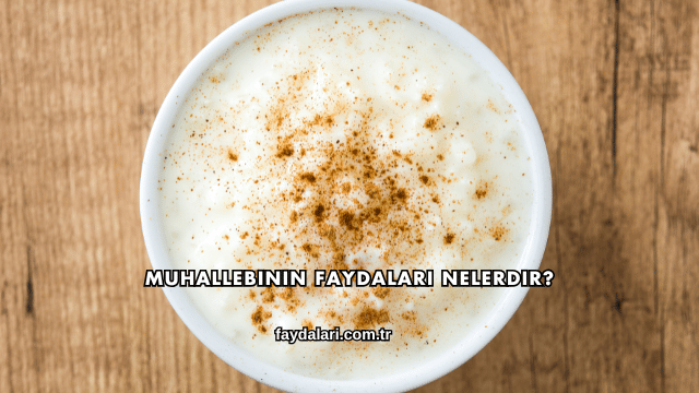 Muhallebinin Faydaları Nelerdir?