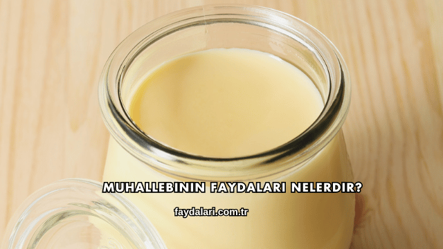 Muhallebinin Faydaları Nelerdir?