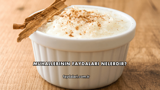 Muhallebinin Faydaları Nelerdir?