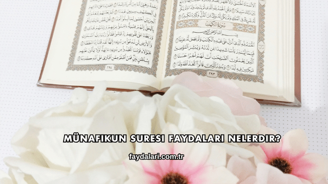 Münafikun Suresi Faydaları Nelerdir?