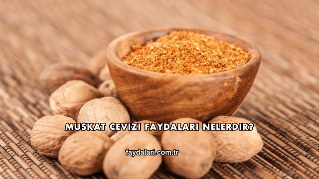 Muskat Cevizi Faydaları Nelerdir?