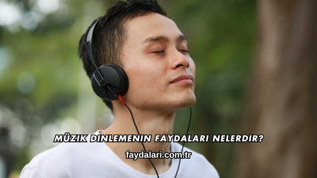Müzik Dinlemenin Faydaları Nelerdir?