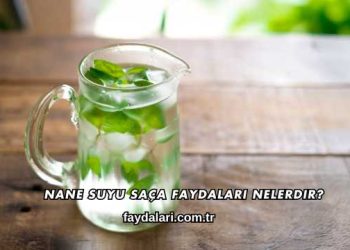 Nane Suyu Saça Faydaları Nelerdir?