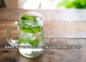 Nane Suyunun Cilde Faydaları Nelerdir?