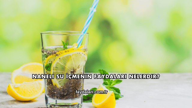 Naneli Su İçmenin Faydaları Nelerdir?