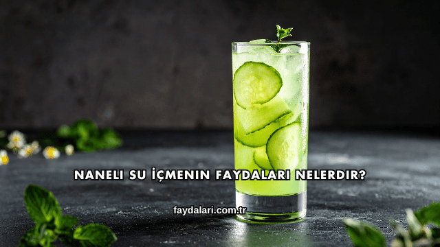 Naneli Su İçmenin Faydaları Nelerdir?