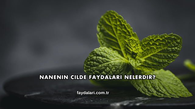 Nanenin Cilde Faydaları Nelerdir?