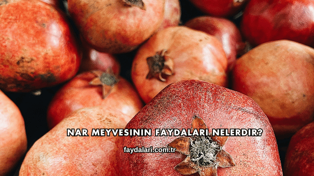 Nar Meyvesinin Faydaları Nelerdir?