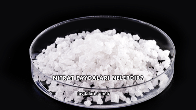Nitrat Faydaları Nelerdir?