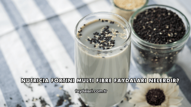 Nutricia Fortini Multi Fibre Faydaları Nelerdir?