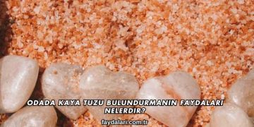 Odada Kaya Tuzu Bulundurmanın Faydaları Nelerdir?