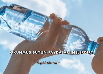 Okunmuş Suyun Faydaları Nelerdir?