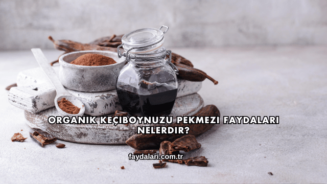 Organik Keçiboynuzu Pekmezi Faydaları Nelerdir?