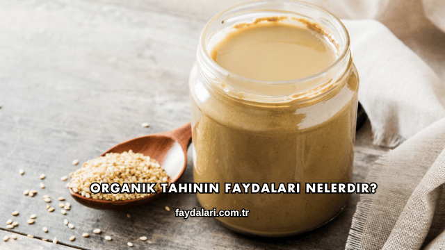 Organik Tahinin Faydaları Nelerdir?
