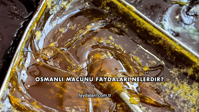 Osmanlı Macunu Faydaları Nelerdir?