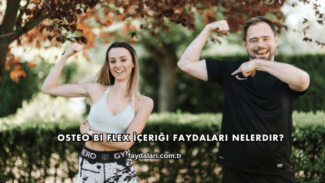 Osteo Bi Flex İçeriği Faydaları Nelerdir?