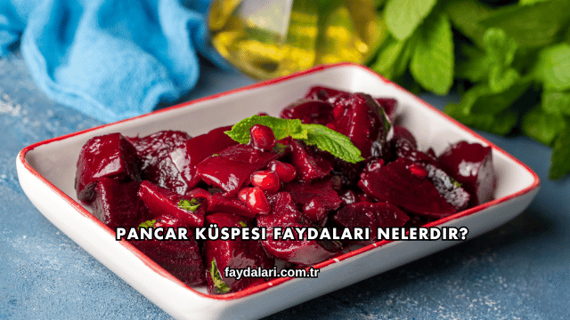 Pancar Küspesi Faydaları Nelerdir?