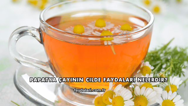 Papatya Çayının Cilde Faydaları Nelerdir?