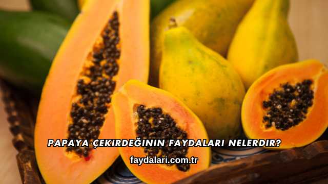 Papaya Çekirdeğinin Faydaları Nelerdir?
