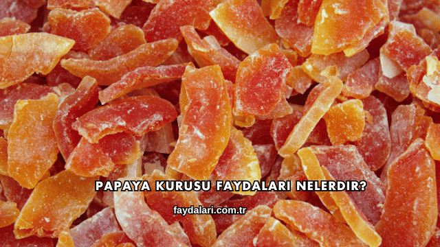 Papaya Kurusu Faydaları Nelerdir?