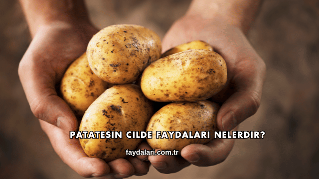 Patatesin Cilde Faydaları Nelerdir?