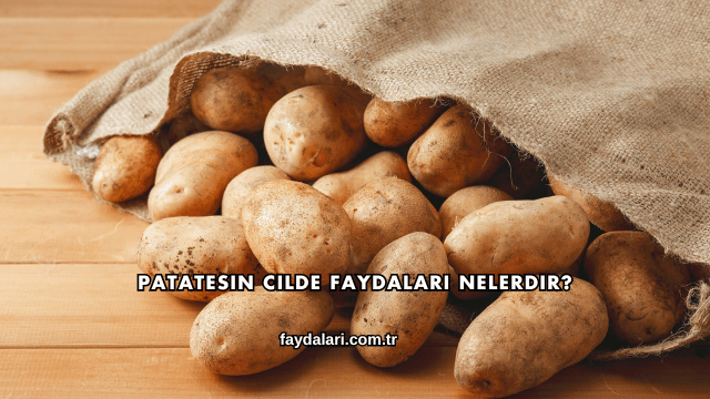 Patatesin Cilde Faydaları Nelerdir?