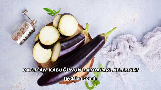 Patlıcan Kabuğunun Faydaları Nelerdir?