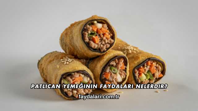 Patlıcan Yemeğinin Faydaları Nelerdir