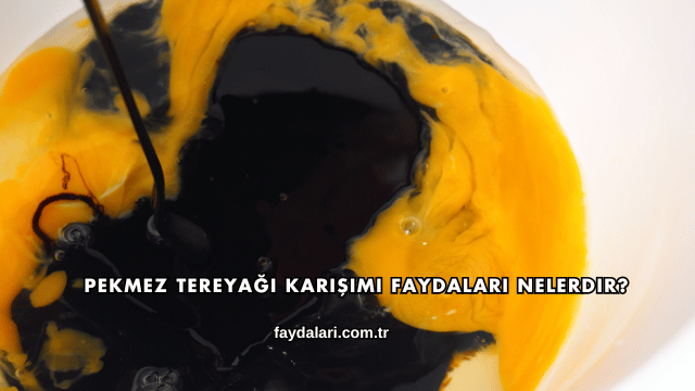 Pekmez Tereyağı Karışımı Faydaları Nelerdir?