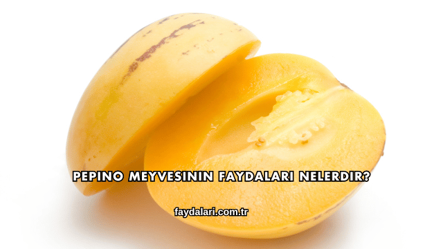 Pepino Meyvesinin Faydaları Nelerdir?