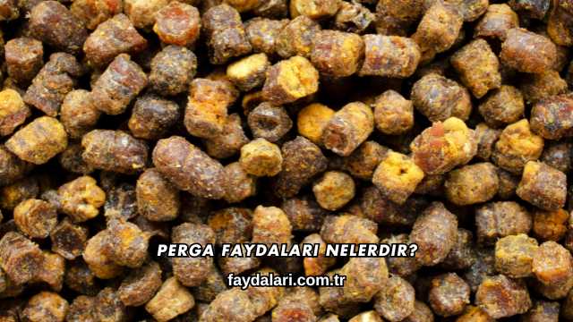 Perga Faydaları Nelerdir?