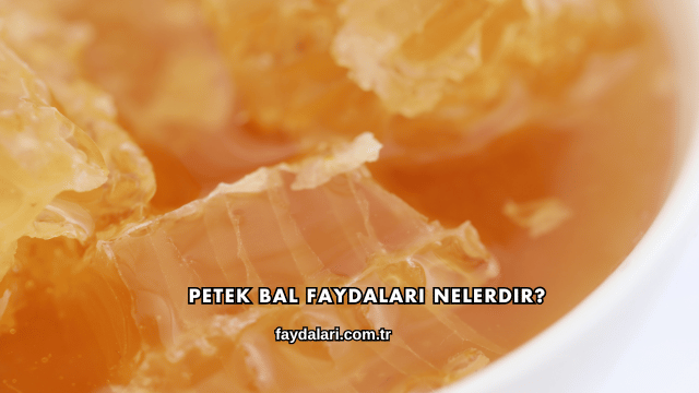 Petek Bal Faydaları Nelerdir?